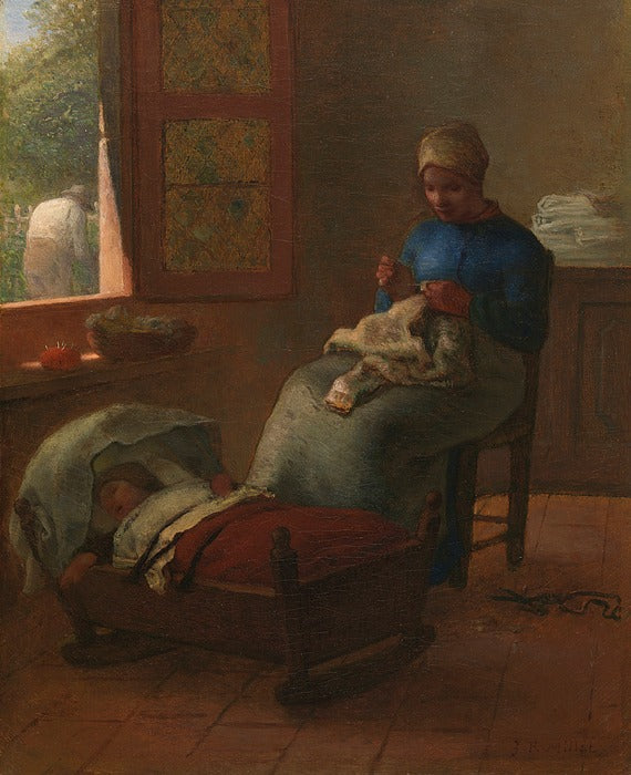 Baby's Sleep - Jean-François Millet
