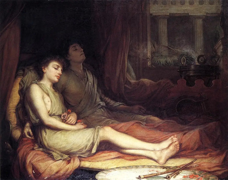 The Sleep and Death of His Half-Brother - John William Waterhouse