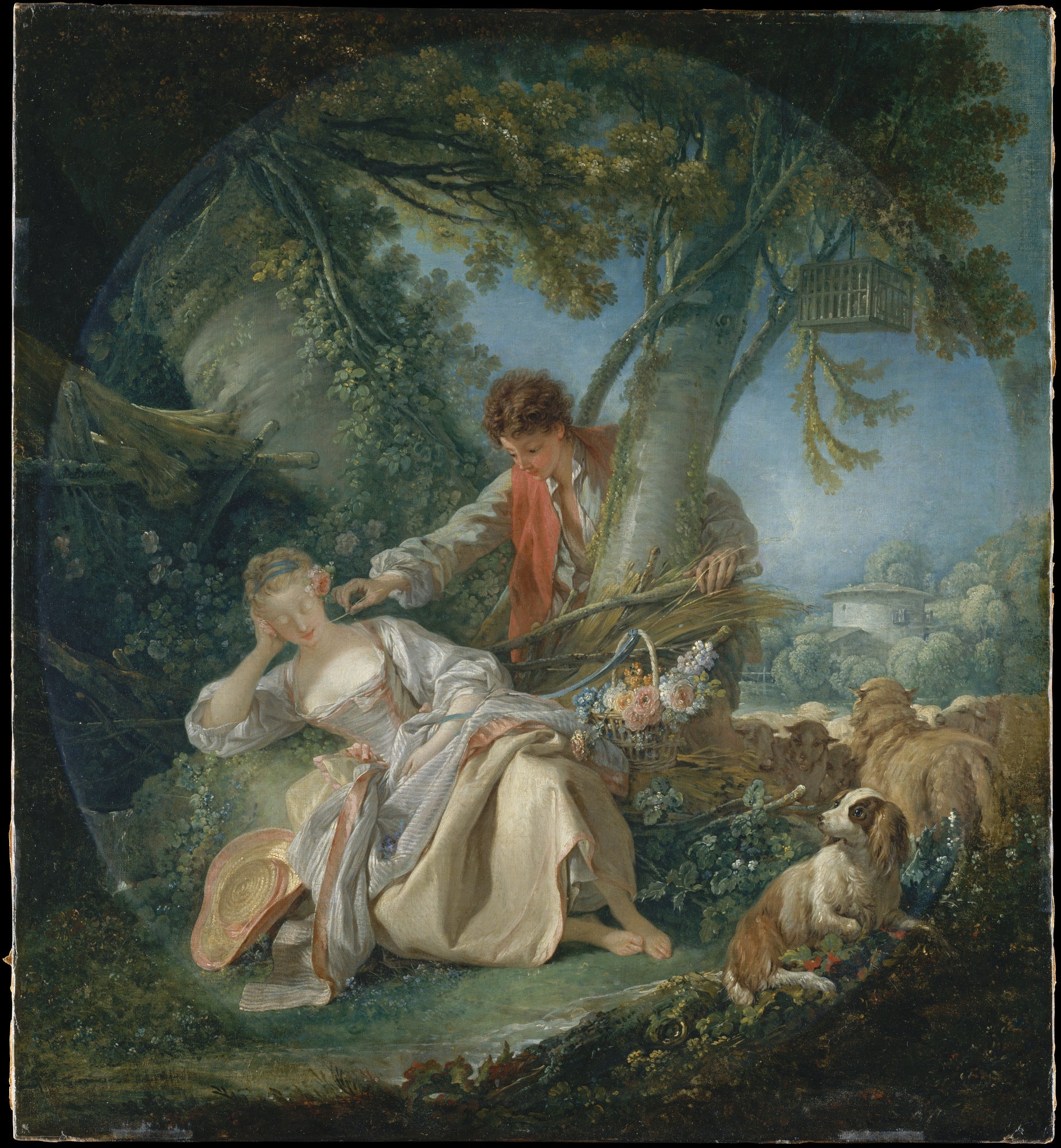The Interrupted Sleep - François Boucher
