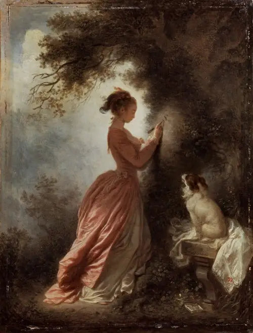 The Souvenir - Jean-Honoré Fragonard