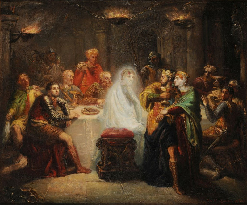 The Specter of Banquo - Théodore Chassériau