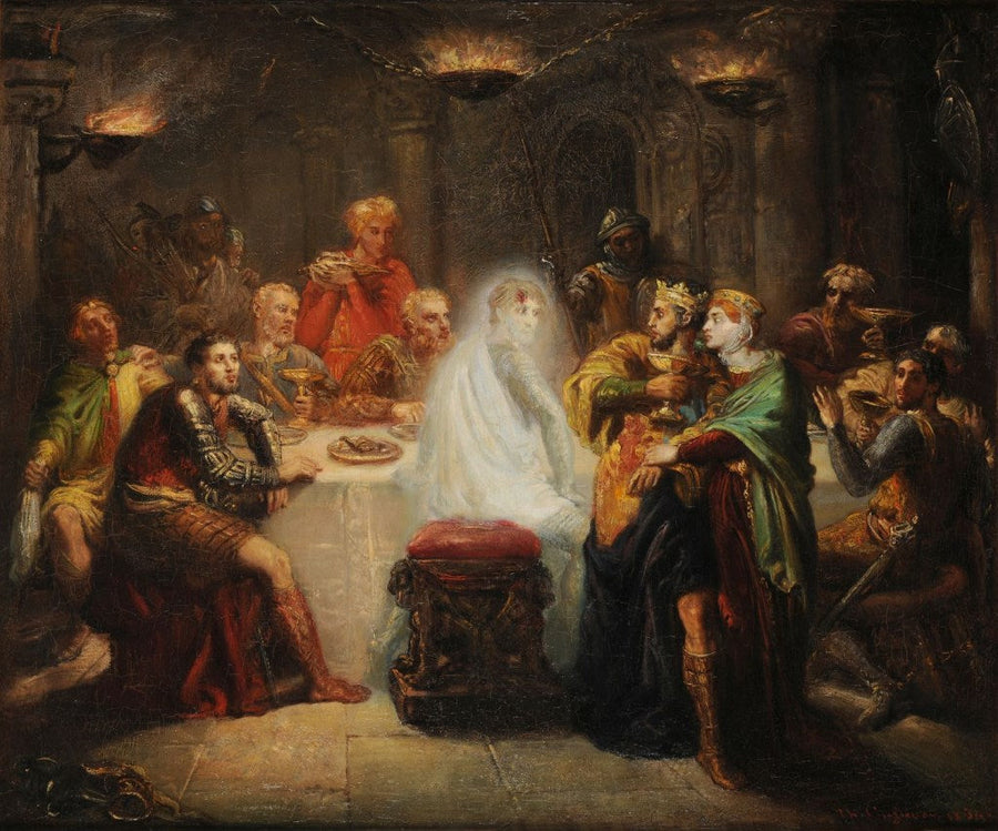 The Specter of Banquo - Théodore Chassériau