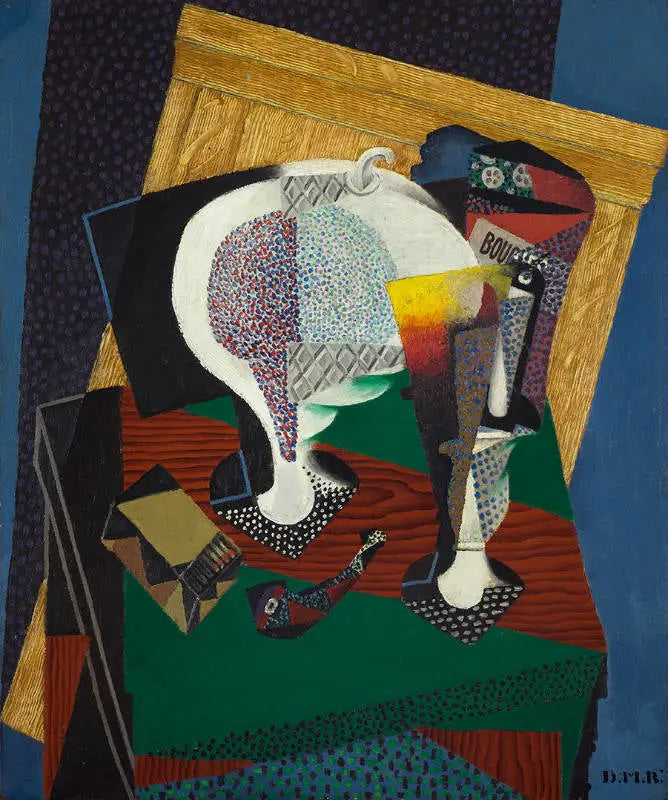 The sugar bowl and the candles - Diego Rivera