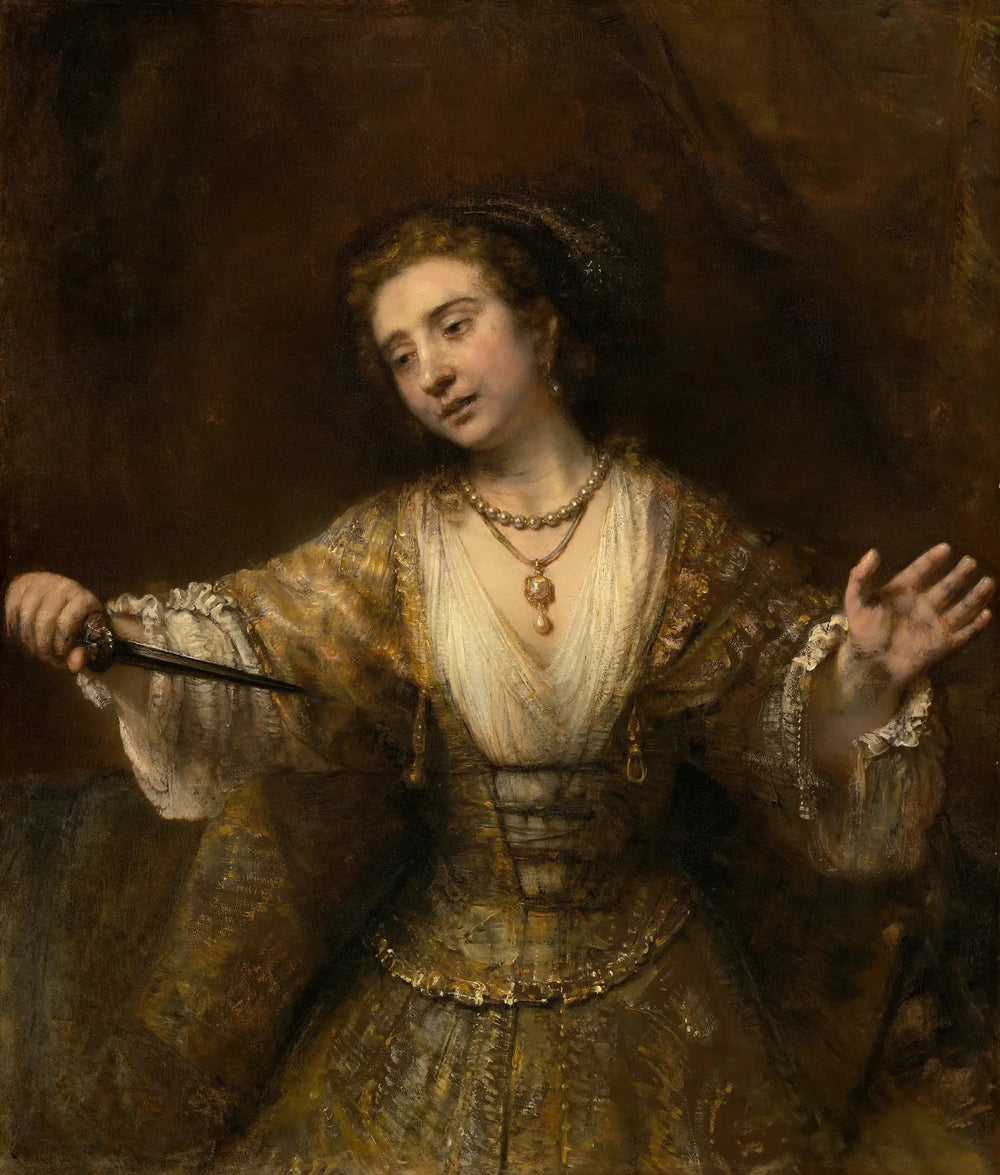 Le Suicide de Lucrèce - Rembrandt image 1 tableau peint à l’huile sur toile