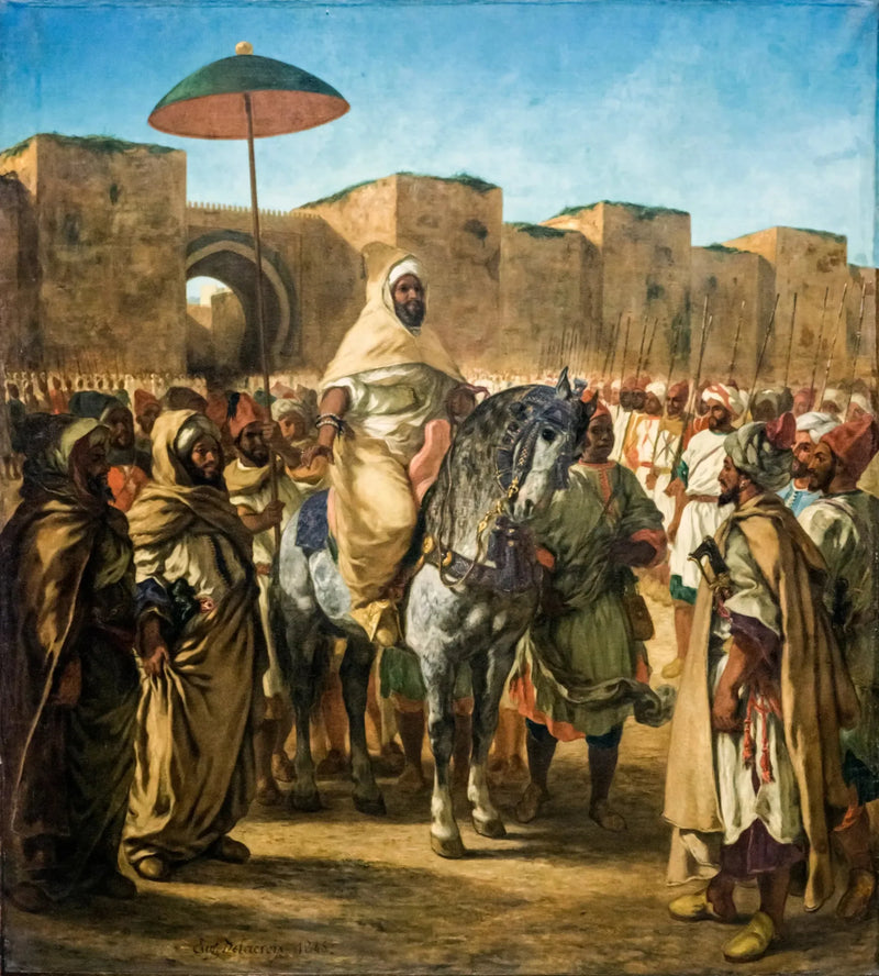 The Sultan of Morocco - Eugène Delacroix