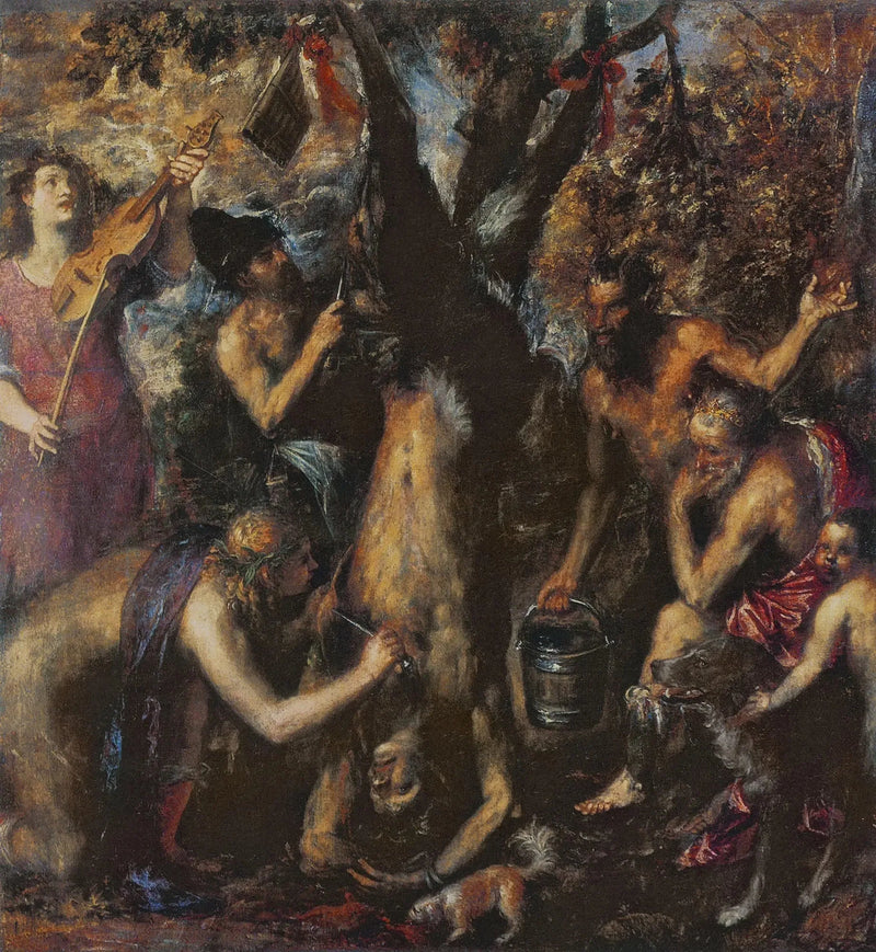 The Martyrdom of Marsyas - Titian