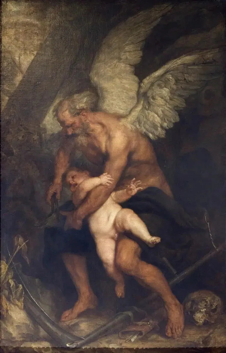 The Time Cutting the Wings of Love - Antoine van Dyck