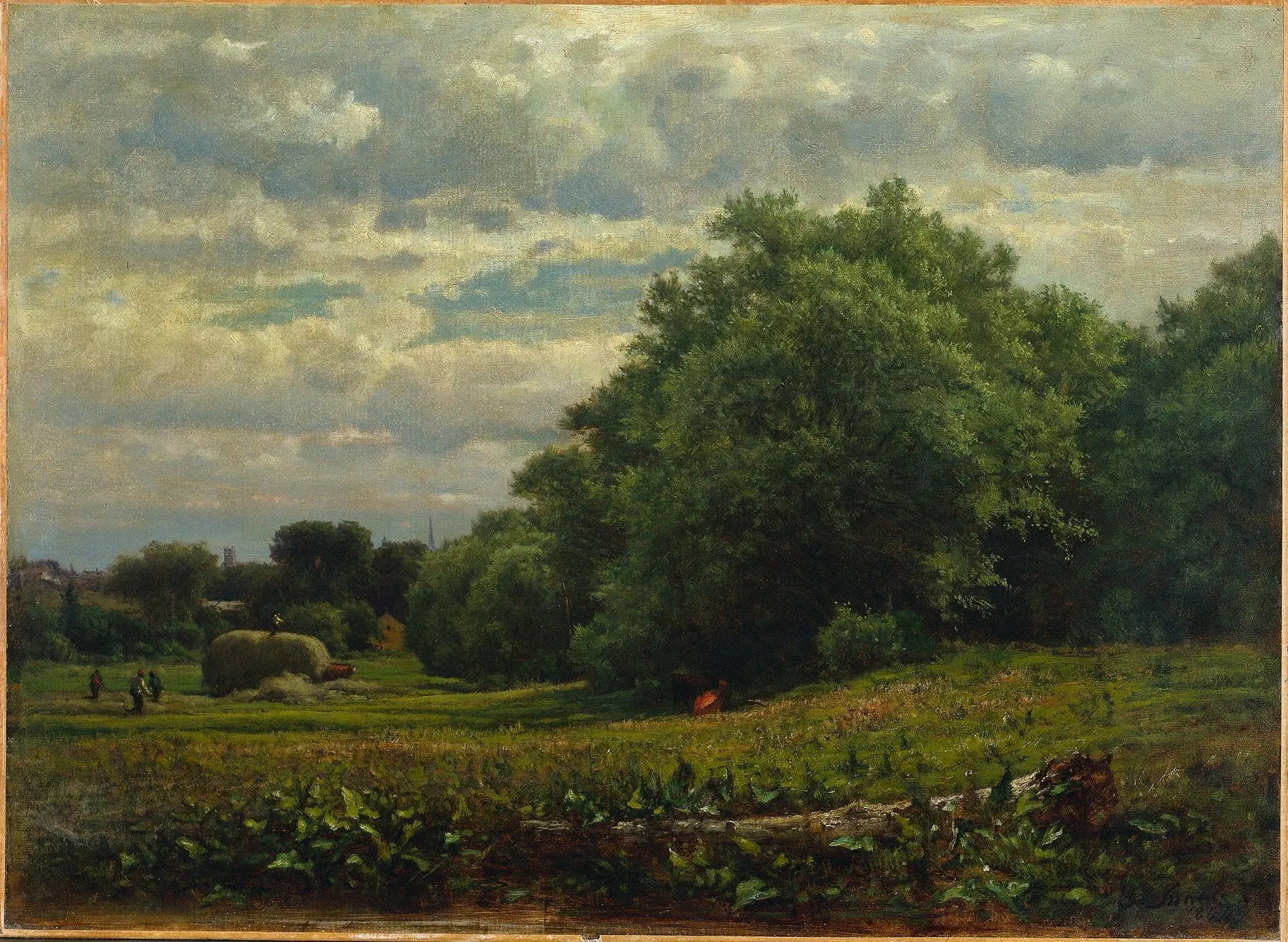 Le temps des récoltes - George Inness - Alpha Reproduction
