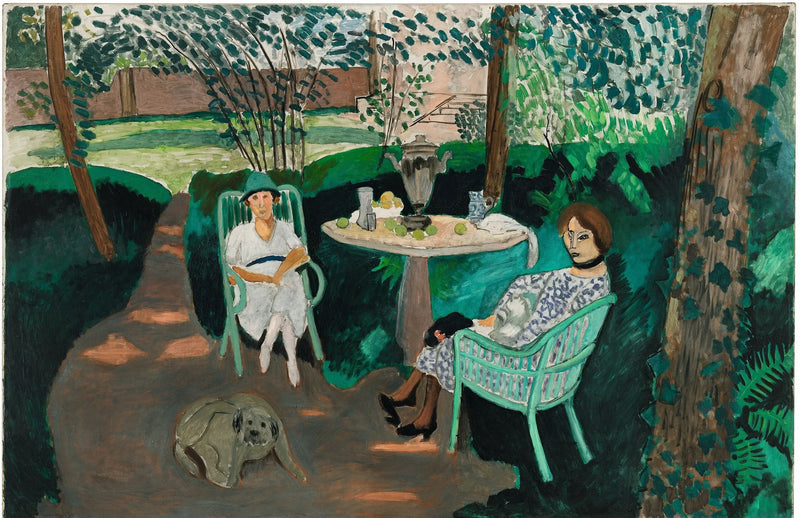 The Tea in the Garden - Henri Matisse