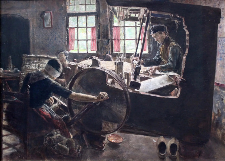 The Weaver - Max Liebermann