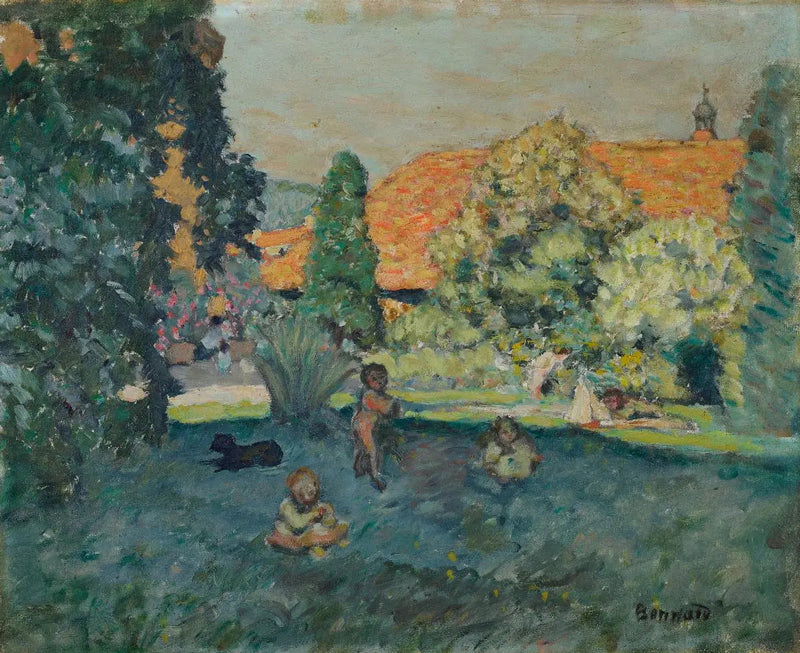 The Pink Roof - Pierre Bonnard