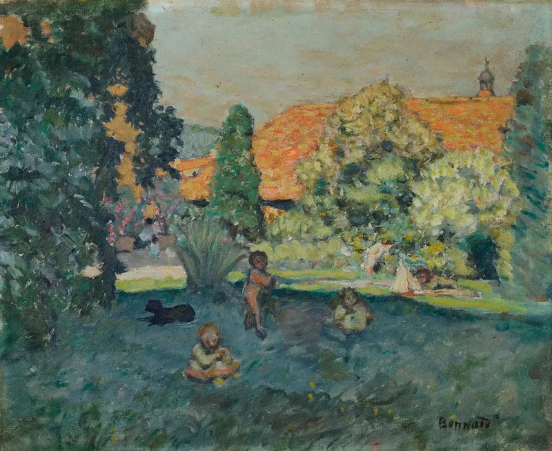 The Pink Roof - Pierre Bonnard