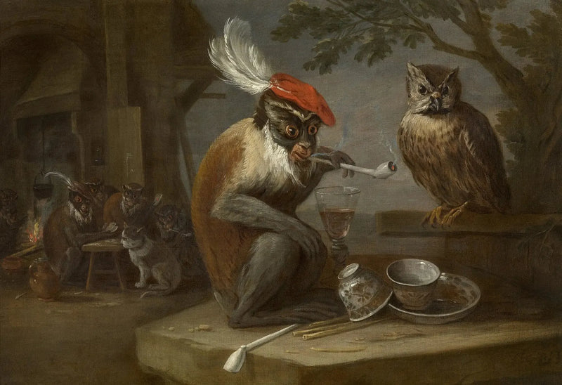The Monkey's Tour - David Teniers the Younger