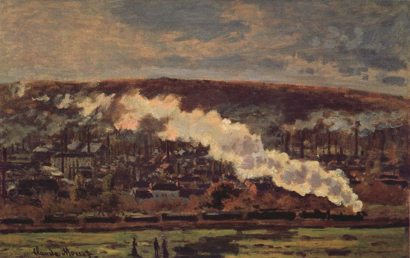 The Freight Train - Claude Monet
