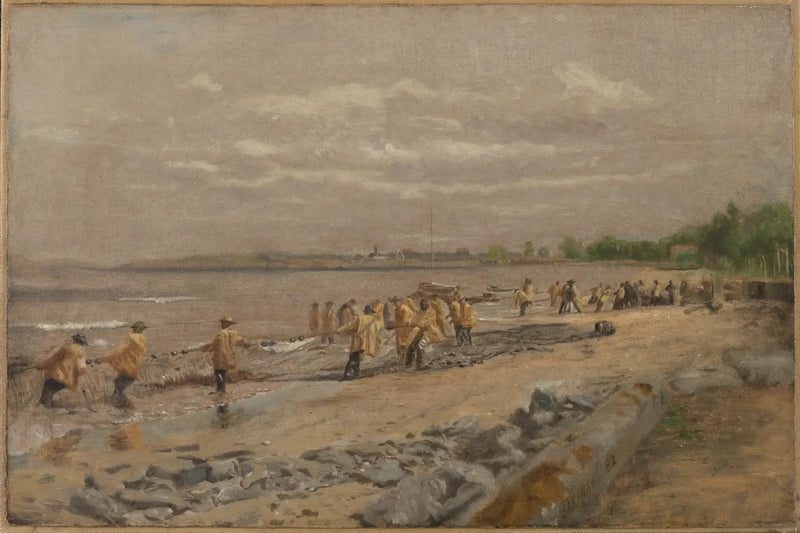The Seine River Transport - Thomas Eakins