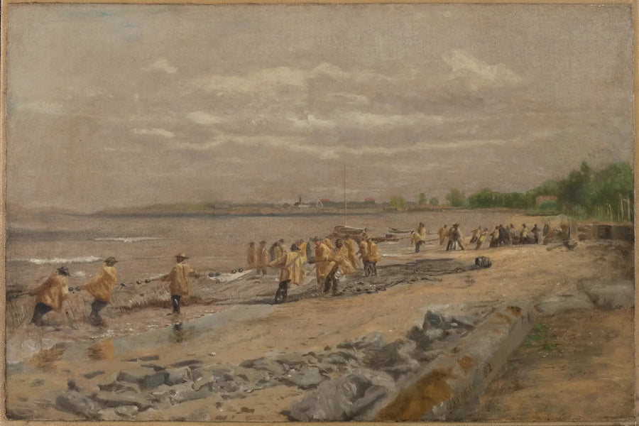 The Seine River Transport - Thomas Eakins