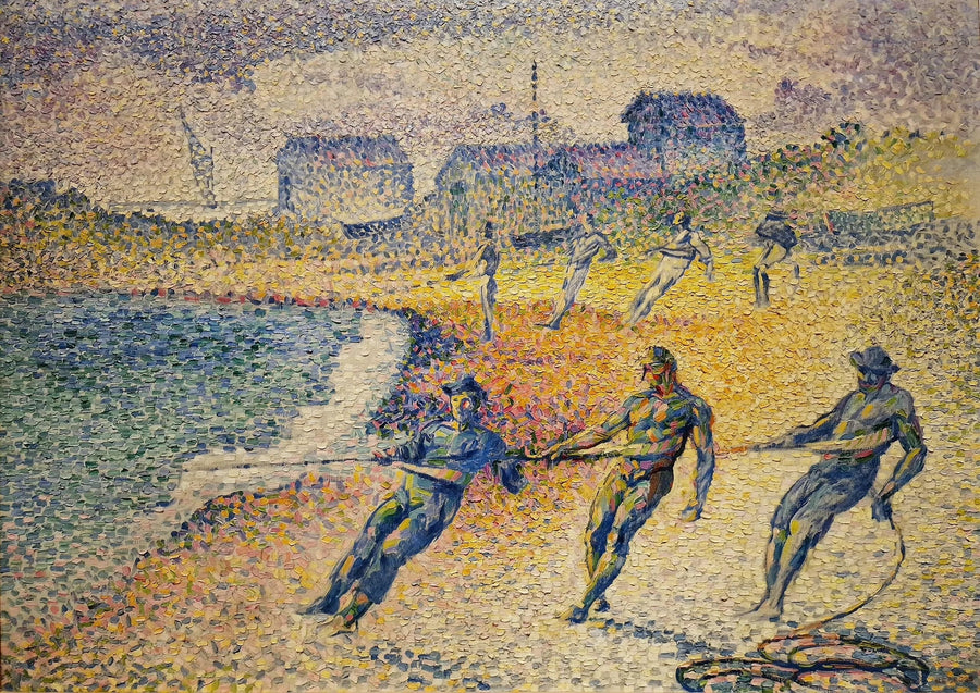The transport of the nets - Henri-Edmond Cross