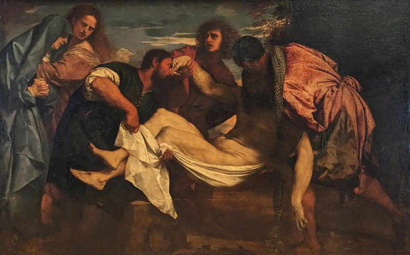 The Transport of Christ to the Tomb - Titian
