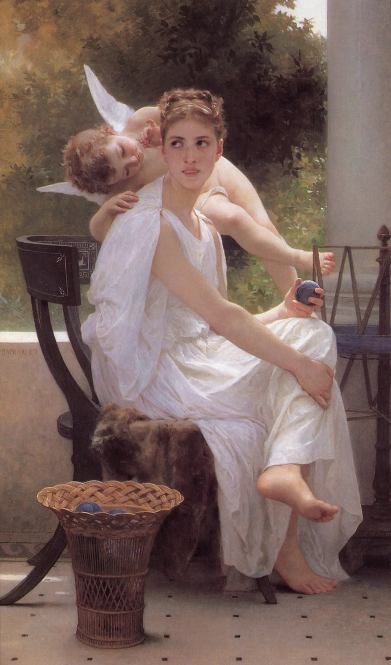 The Interrupted Work - Bouguereau