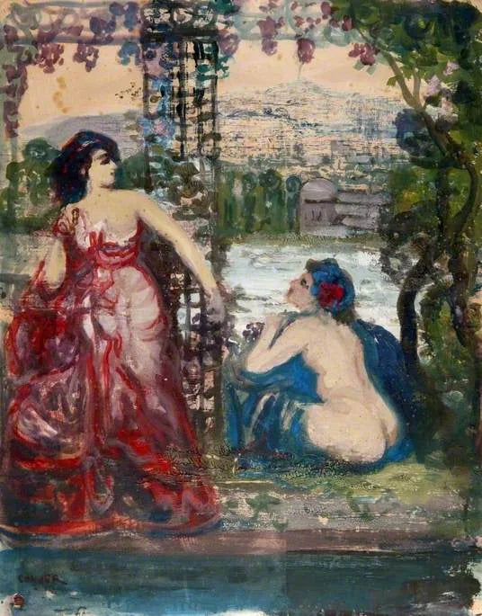 The trellis - Charles Conder