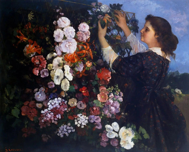 The Trellis - Gustave Courbet