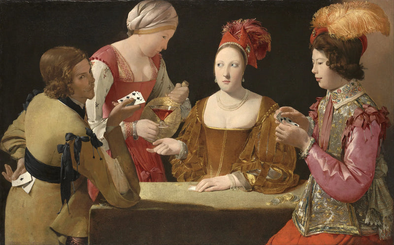 The Cheater at the Ace of Clubs - Georges de La Tour
