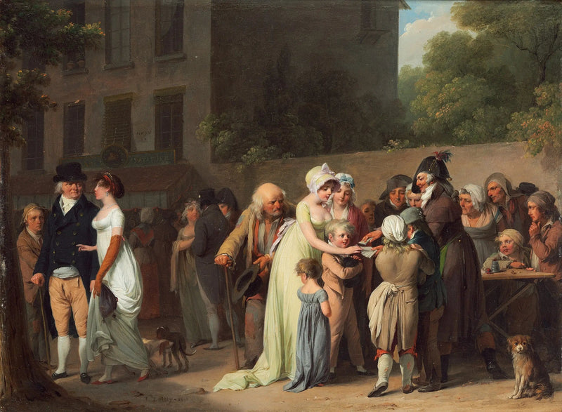 The Cheater of the Boulevard - Louis-Léopold Boilly