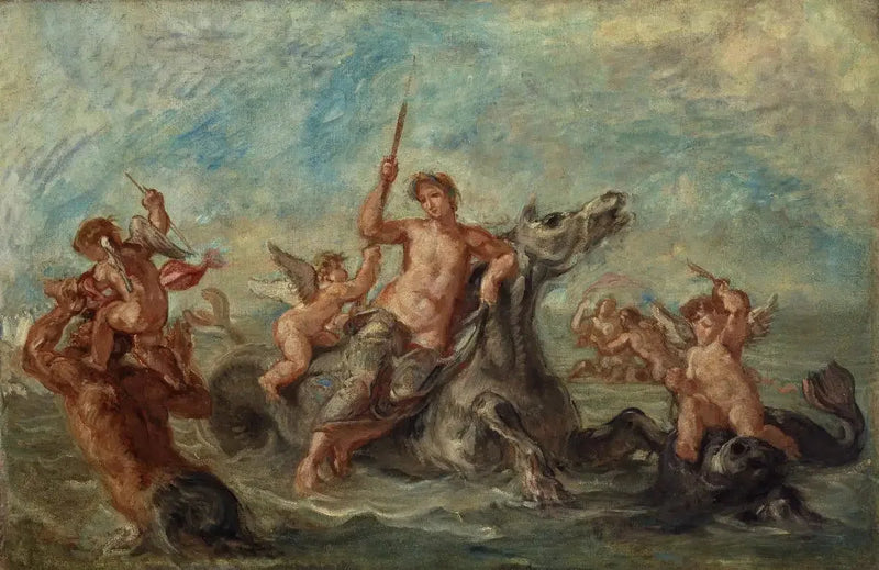 The Triumph of Amphitrite - Eugène Delacroix
