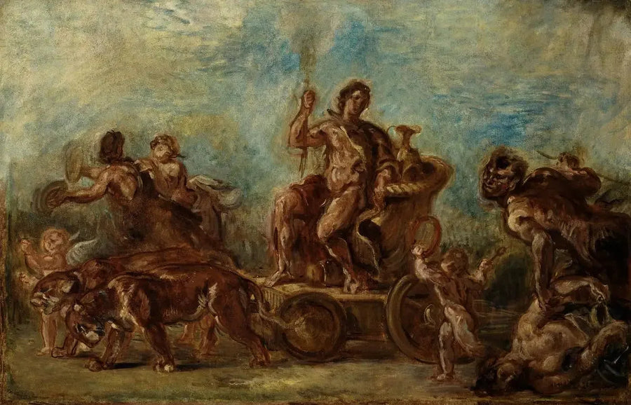 The Triumph of Bacchus - Eugène Delacroix