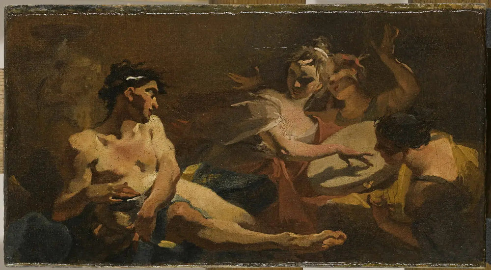 Le Triomphe de David - Giovanni Battista Tiepolo image 1 reproduction de peinture à l’huile