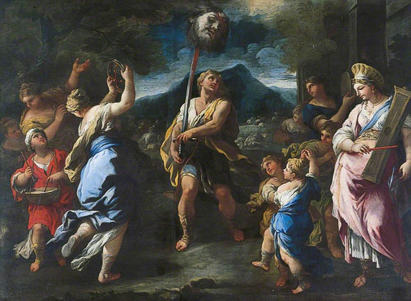 The Triumph of David - Luca Giordano