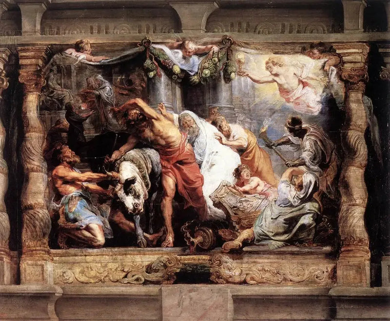 The Triumph of the Eucharist over Idolatry - Peter Paul Rubens