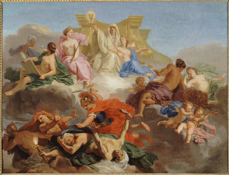 The Triumph of Justice - Jean-Baptiste Jouvenet