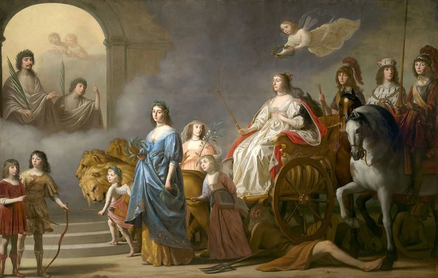 The Triumph of Queen Winter: Allegory of the Righteous - Gerrit van Honthorst