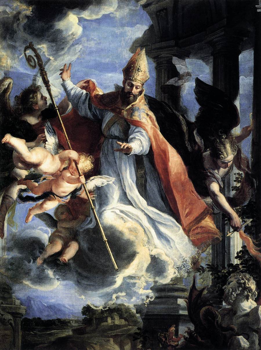 Le Triomphe de Saint Augustin - Claudio Coello - Alpha Reproduction