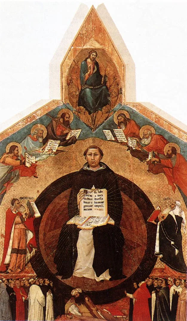 The Triumph of Saint Thomas Aquinas - Lippo Memmi