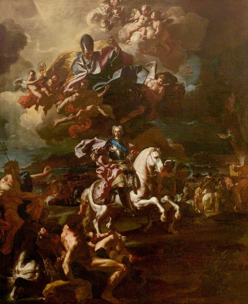 The Triumph of King Charles III at the Siege of Gaeta - Francesco Solimena