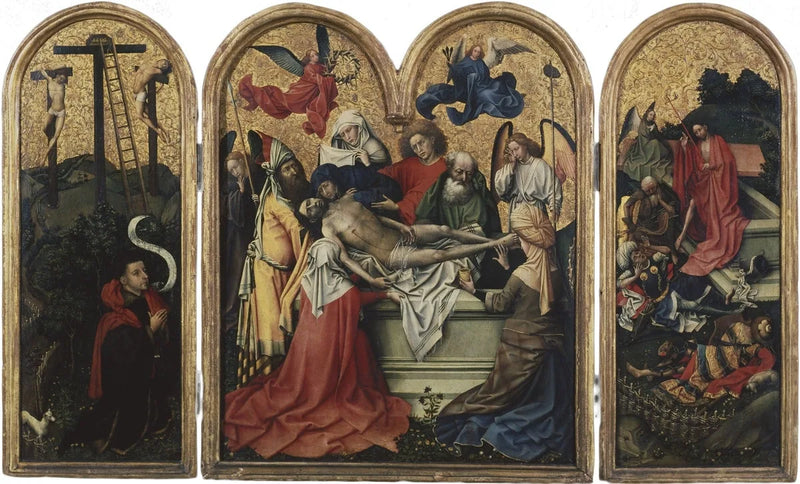 The Seilern Triptych – The Deposition - Robert Campin