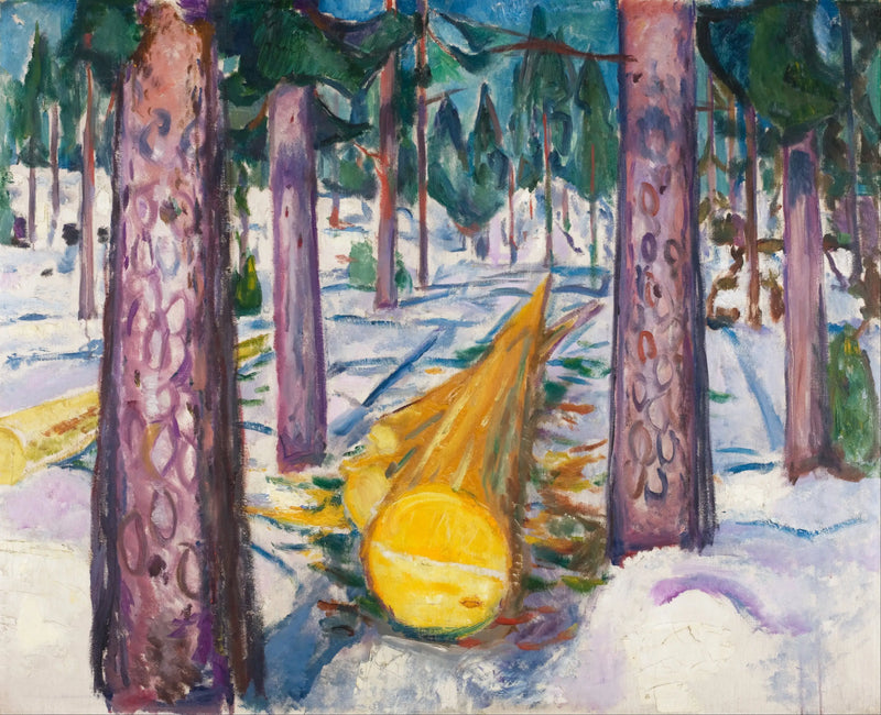The Yellow Tree - Edvard Munch