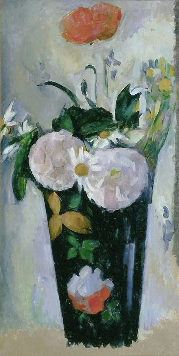 The Dark Blue Vase, III - Paul Cézanne