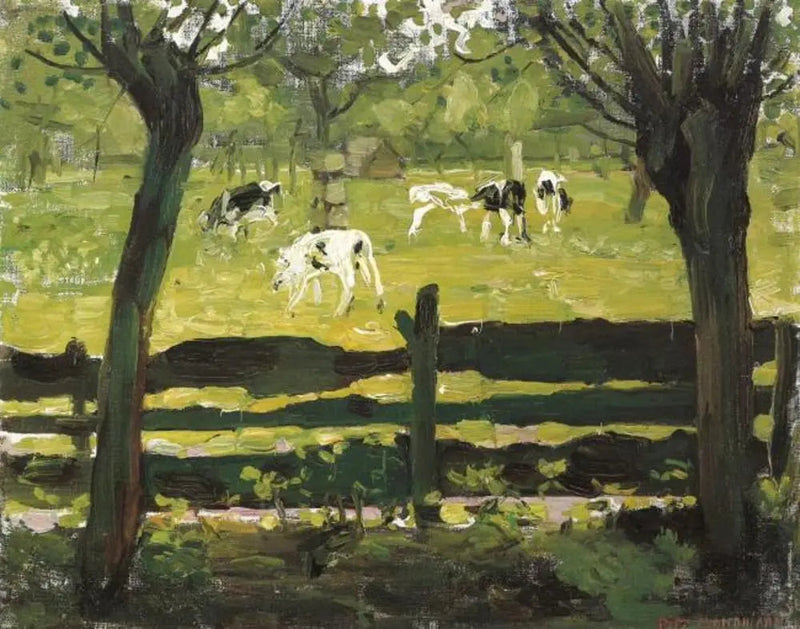 The White Bull Calf - Piet Mondrian
