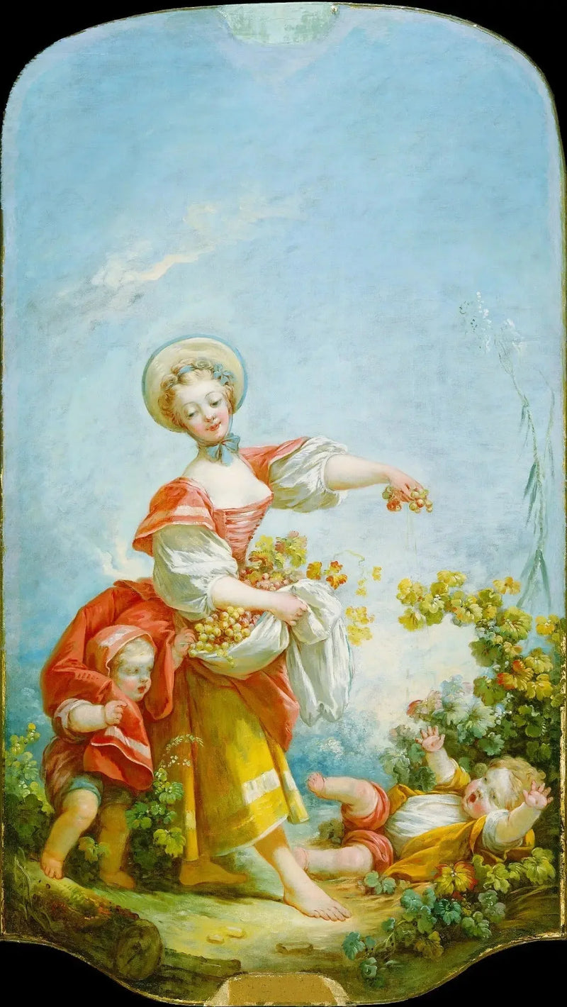 The Grape Harvester - Jean-Honoré Fragonard
