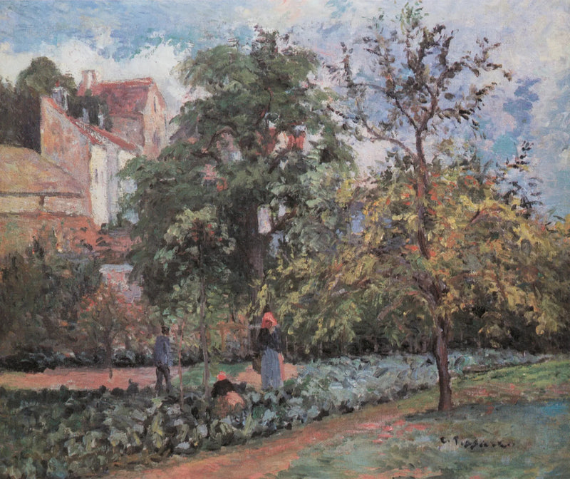 The Orchard at Maubuisson, Pontoise - Camille Pissarro