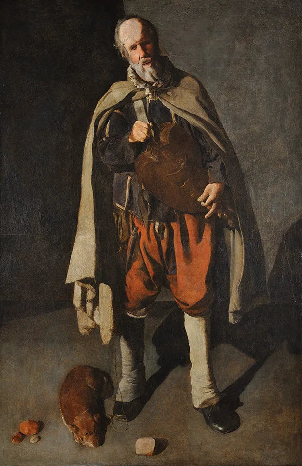 The Old Man with a Dog - Georges de La Tour