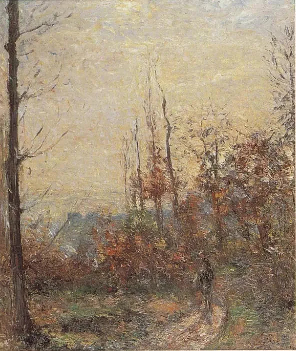 The Old Path in Autumn, Pontoise - Camille Pissarro