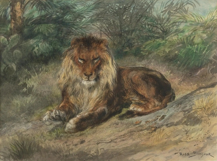 The Old Monarch - Rosa Bonheur