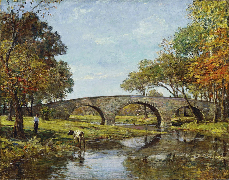 The Old Bridge - Theodore Robinson