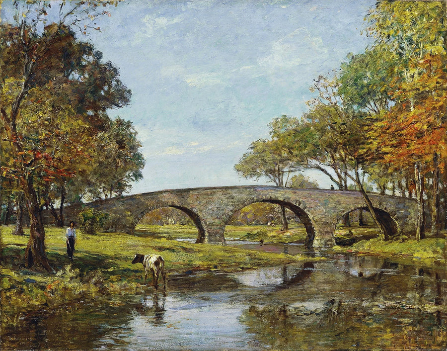 The Old Bridge - Theodore Robinson