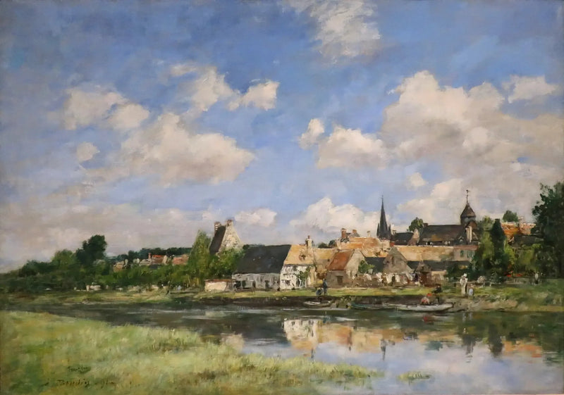 The Old Port of Touques - Eugène Boudin
