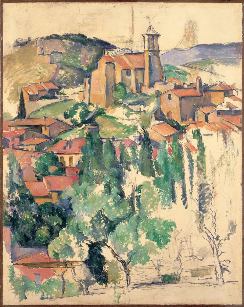 The Village of Gardanne - Paul Cézanne